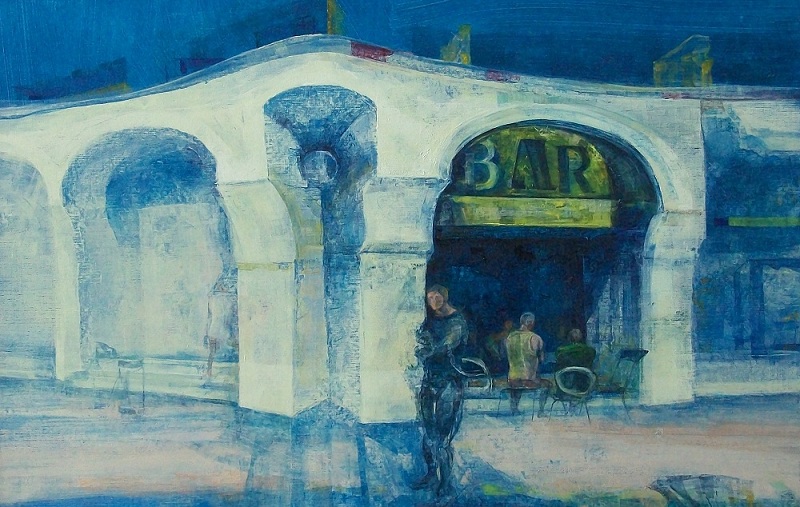 Bar in Blauw